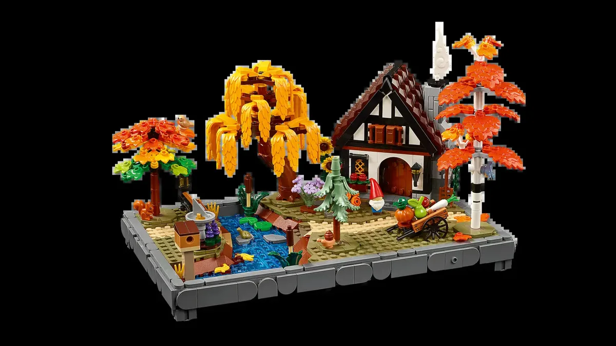 Конструктор LEGO Icons для дорослих 18+ Осінній сад різнокольоровий