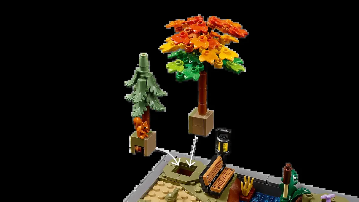 Конструктор LEGO Icons для дорослих 18+ Осінній сад різнокольоровий