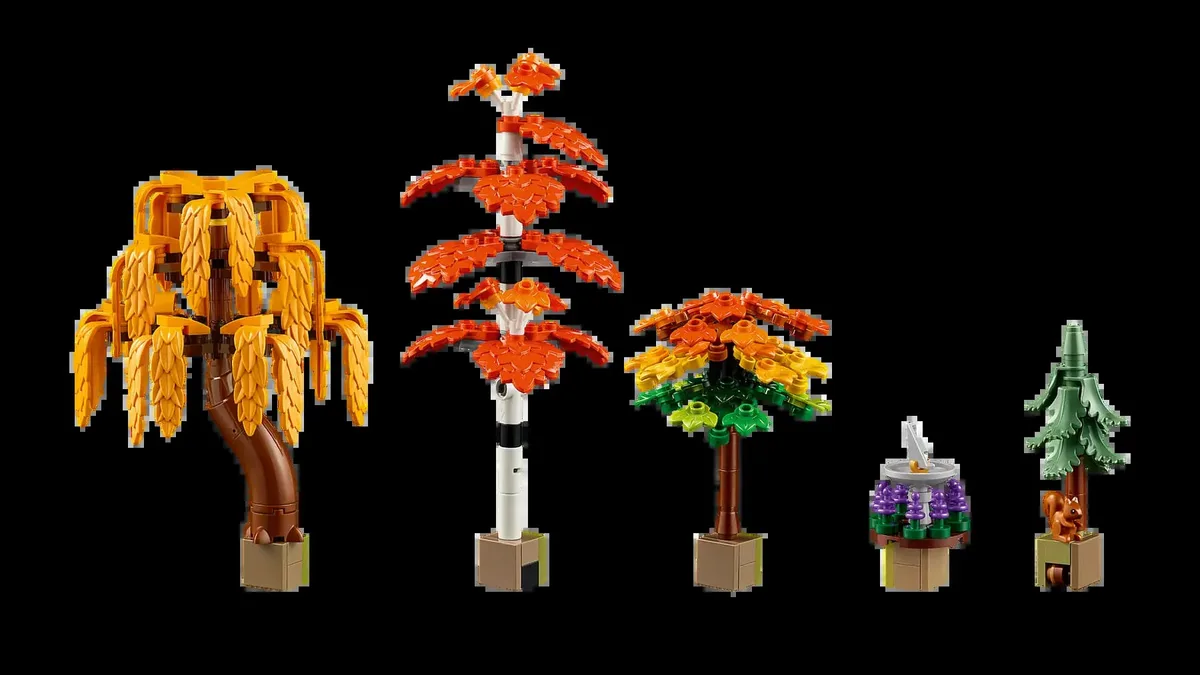 Конструктор LEGO Icons для дорослих 18+ Осінній сад різнокольоровий