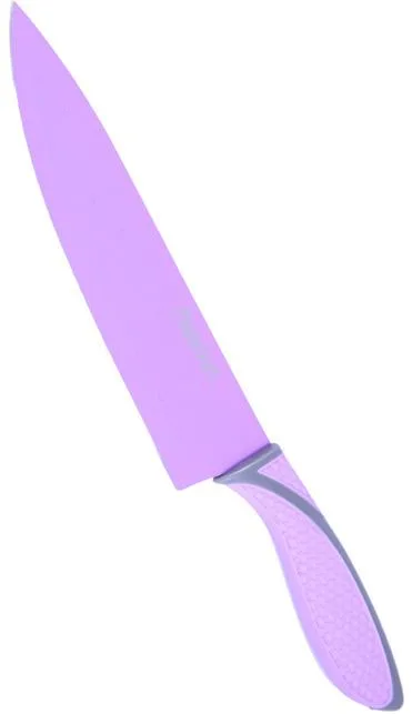 Ніж Fissman сталевий 20 см жовтогарячий з антибактеріальним покриттям