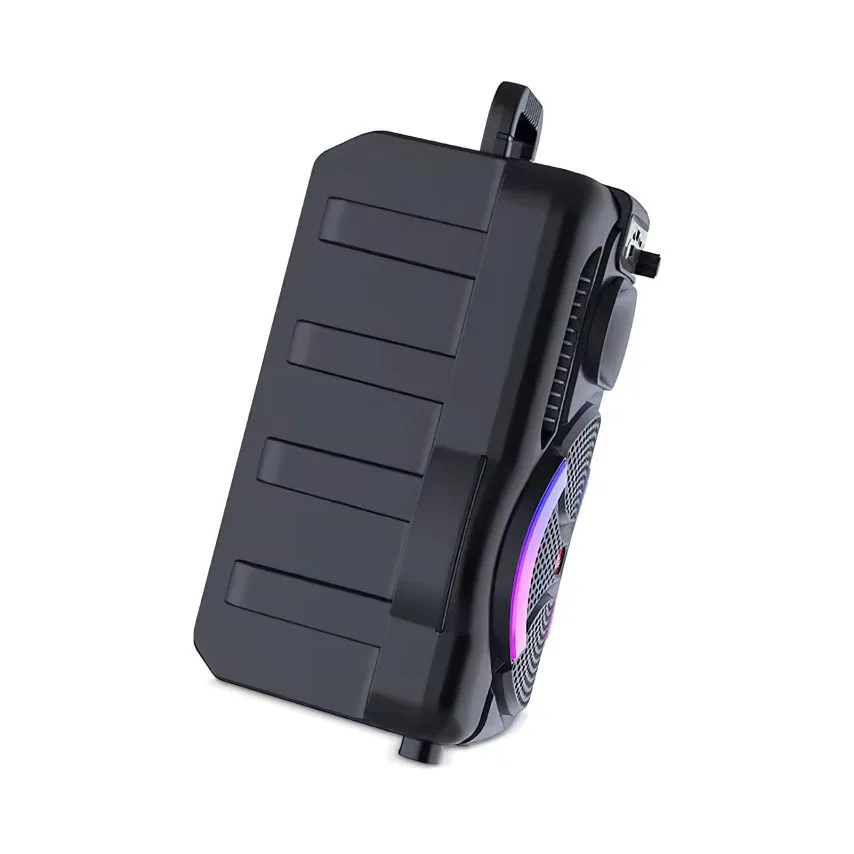 Портативна колонка Bluetooth 20W чорна 2400mAh з мікрофоном та функцією караоке