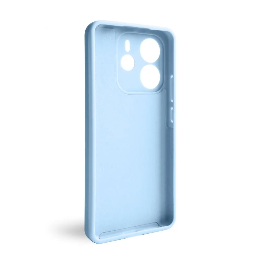 Чохол силіконовий для Xiaomi Redmi Note 14 4G  блакитний