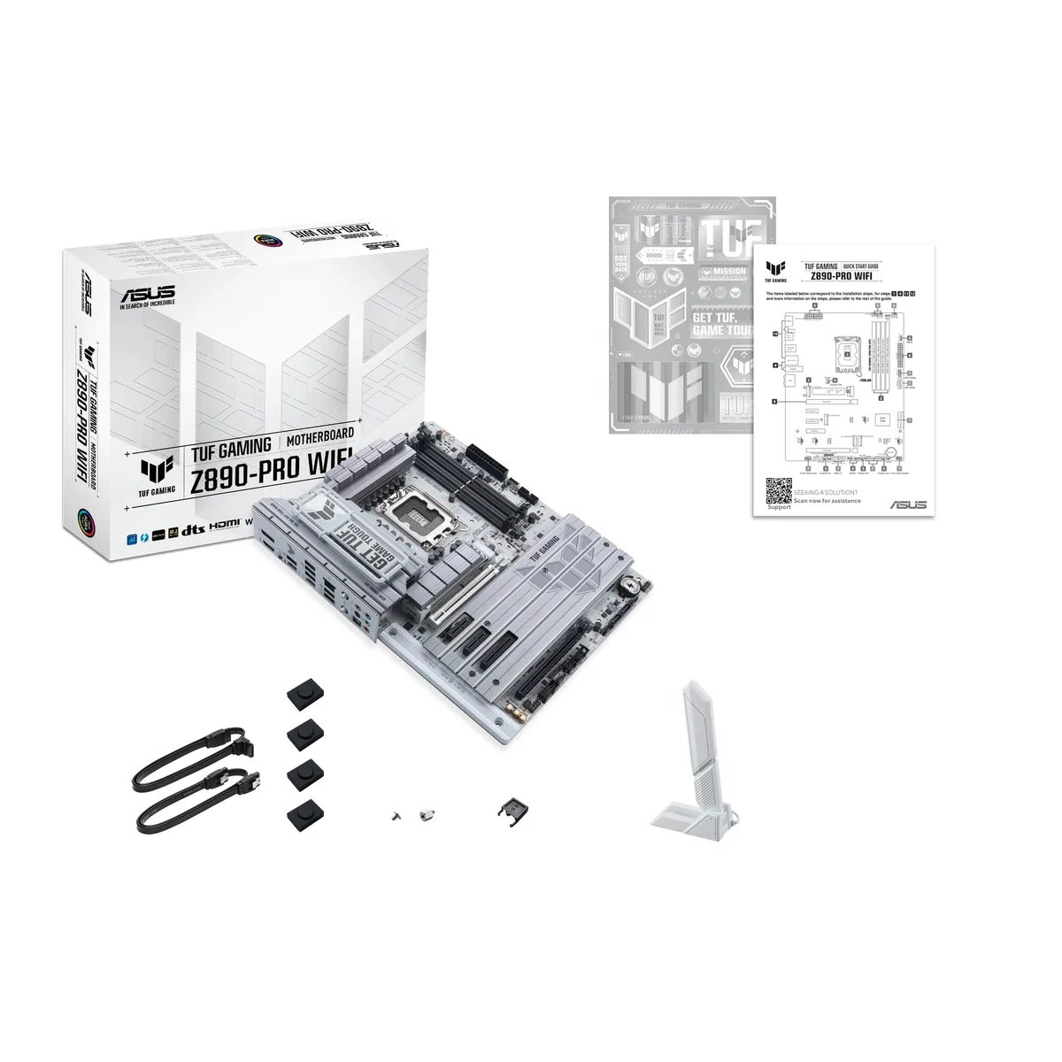 Материнская плата ASUS TUF GAMING Z890-PRO WIFI s1851 Z890 4xDDR5 M.2 DP HDMI Wi-Fi BT ATX