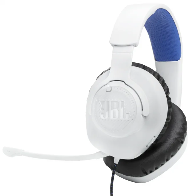 Гарнітура JBL Дротова Повнорозмірна Пластикова 40 мм Біла