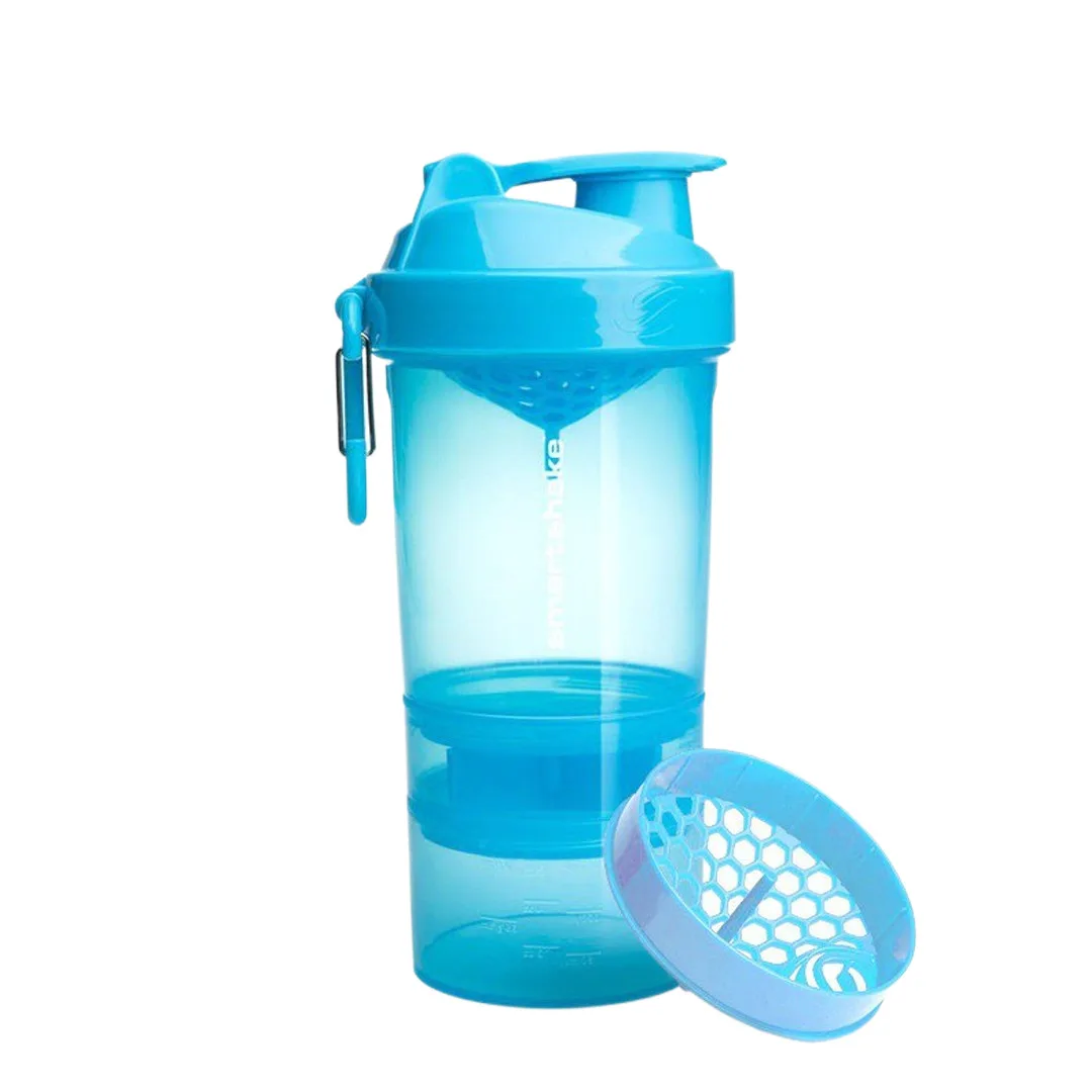 Шейкер спортивний SmartShake пластик 600 мл Синій