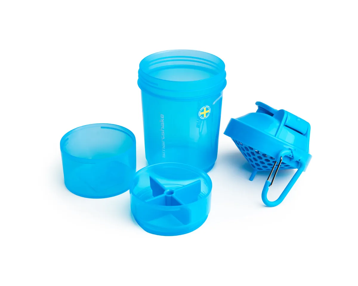 Шейкер спортивний SmartShake пластик 600 мл Синій