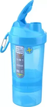 Шейкер спортивний SmartShake пластик 600 мл Синій
