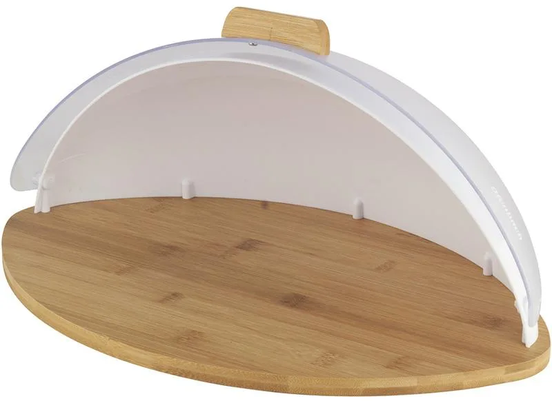 Хлебница Ofenbach Bread Snail влагостойкий бамбук 44,5х29х20 см белая