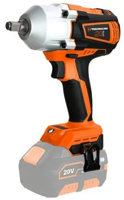 Акумуляторний ударний гайковерт Tekhmann TIW-610/i20 BS 20В 610Нм 2400об/хв 1.92кг без батареї та зарядного пристрою.
