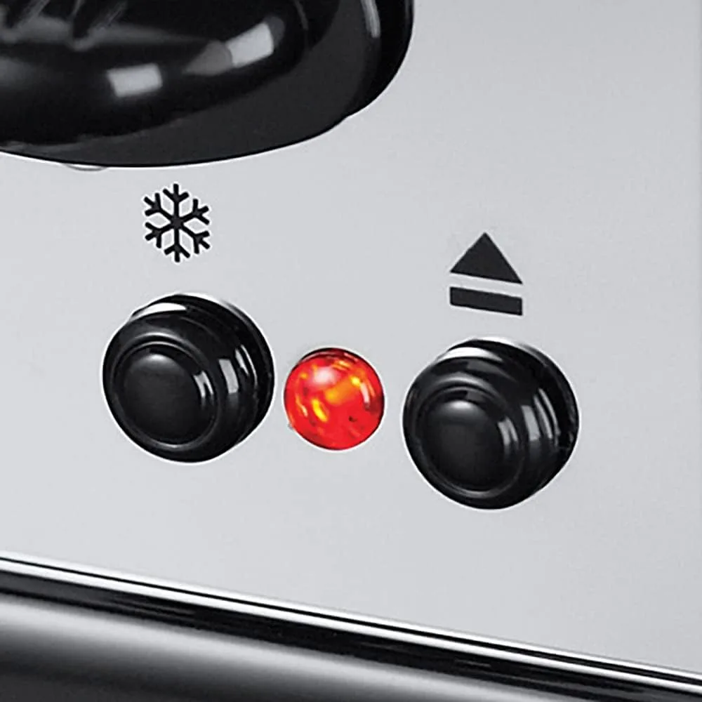 Тостер Russell Hobbs металл 1100Вт длинные слоты красный