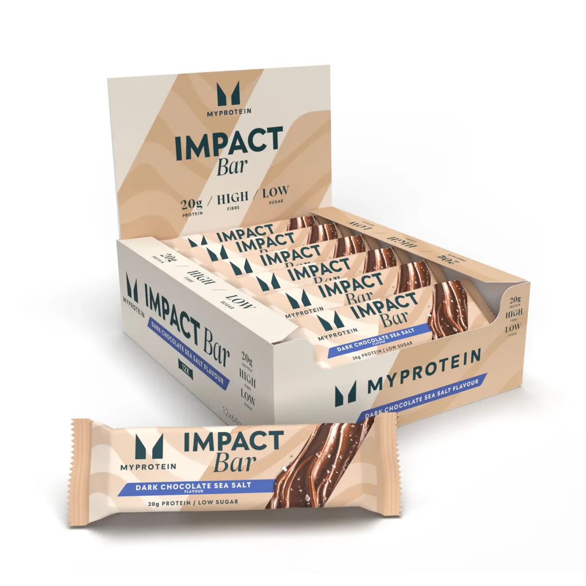 Протеїновий батончик Myprotein 12x64g Темний шоколад Морська сіль