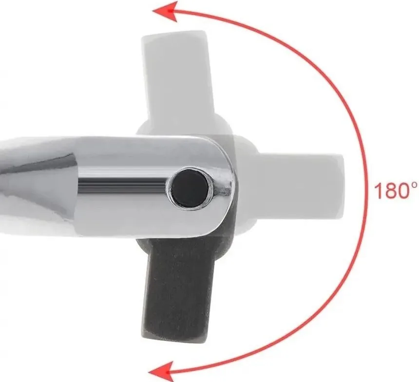 Ключ для ворот Tolsen, с шарниром, 1/2", длина 460 мм.