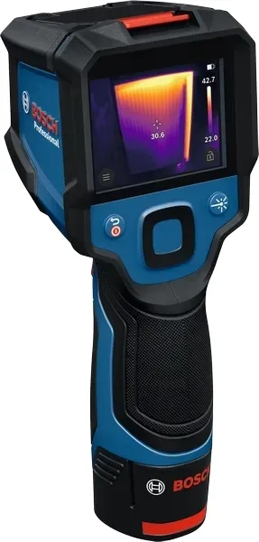 Термометрувальний детектор Bosch Professional GTC 12V-450-13, 12В, 4AAх1.5В, діапазон температур -20°C...+450°C, точність ±2.0°C,