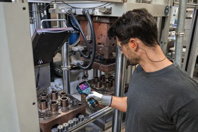 Термометрувальний детектор Bosch Professional GTC 12V-450-13, 12В, 4AAх1.5В, діапазон температур -20°C...+450°C, точність ±2.0°C,