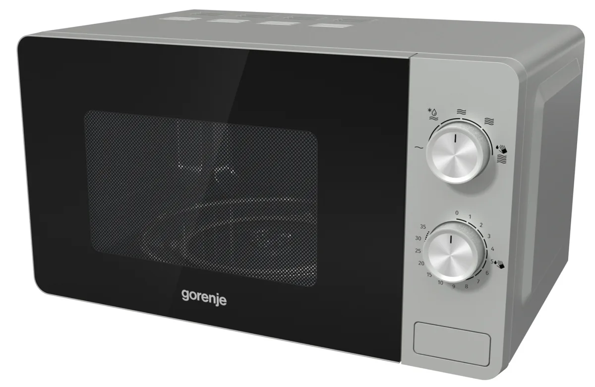 Мікрохвильова піч Gorenje 20 л 800 Вт Срібляста