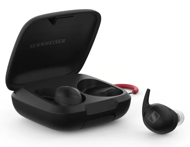 Гарнітура Sennheiser бездротова вакуумна чорна для спорту IP55
