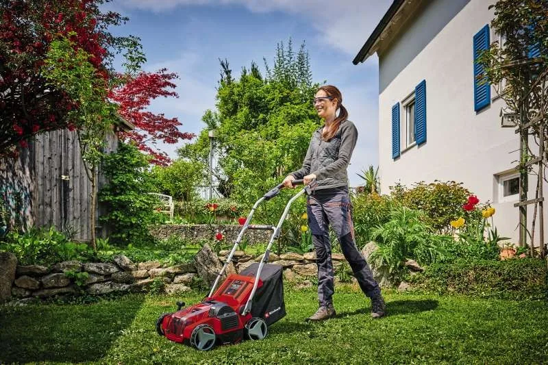 Акумуляторний аератор-скарифікатор Einhell GE-SA 36/35 Li - Solo, 36В, 35 см, 16 лез, вага 11.31 кг, без акумулятора та зарядного