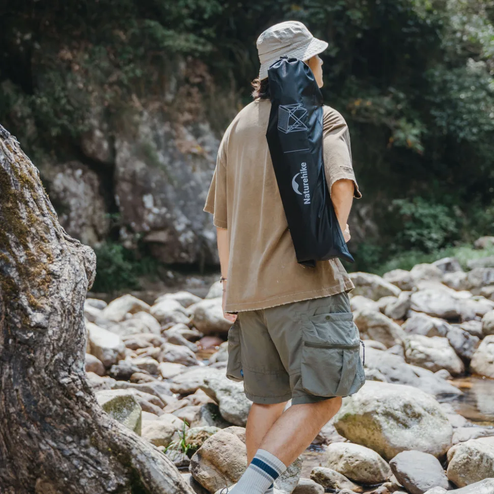 Складаний стіл Naturehike алюміній 695х695х560 мм сірий