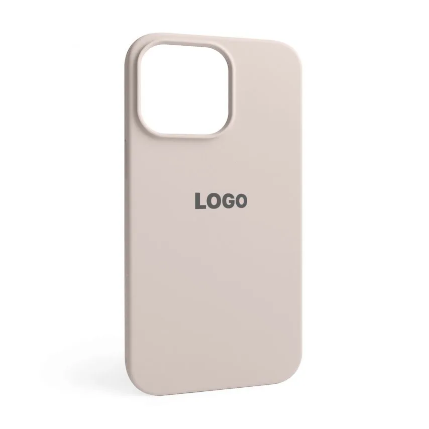 Чохол силіконовий для iPhone 15 Pro Max  grey pink
