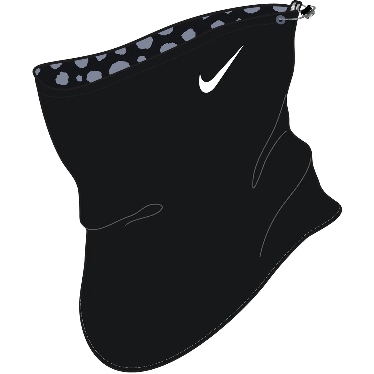 Баф Nike полиэстер OSFM черный белый