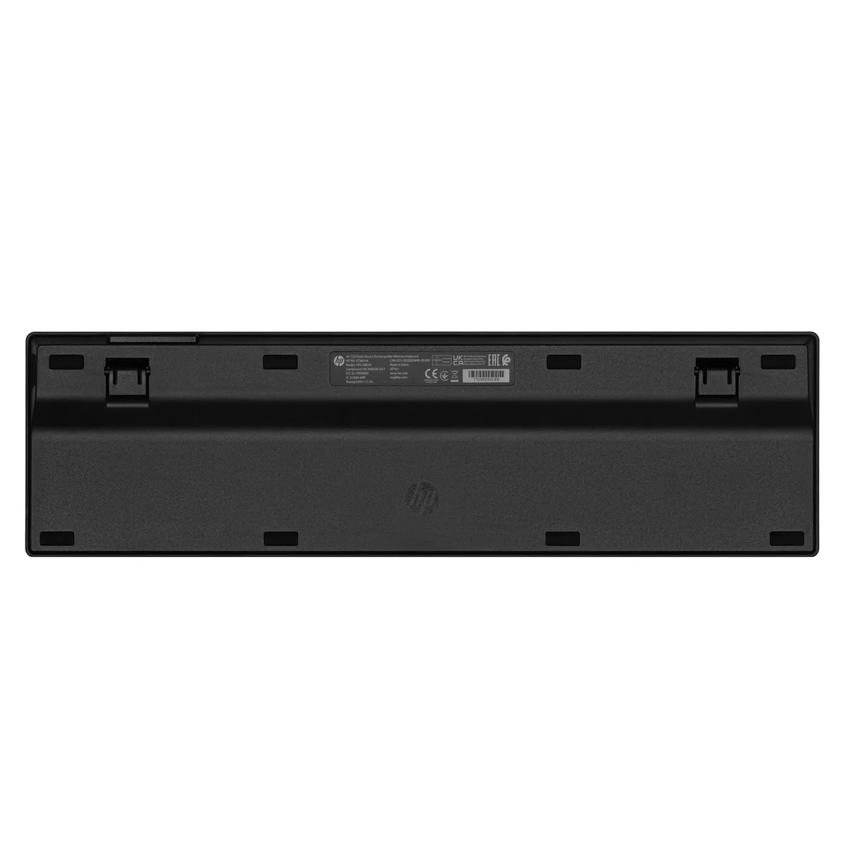 Клавіатура мембранна HP 720 Multi-Device Rechargeable, 109key, WL/BT, EN/UK, чорний