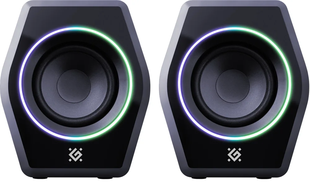 Акустика Defender 10Вт 2 канала Bluetooth 5.3 черная