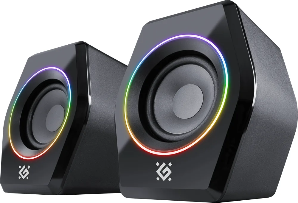 Акустика Defender 10Вт 2 канала Bluetooth 5.3 черная