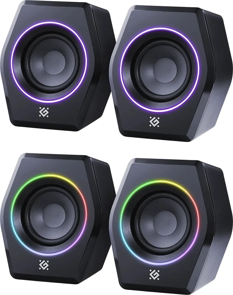 Акустика Defender 10Вт 2 канала Bluetooth 5.3 черная