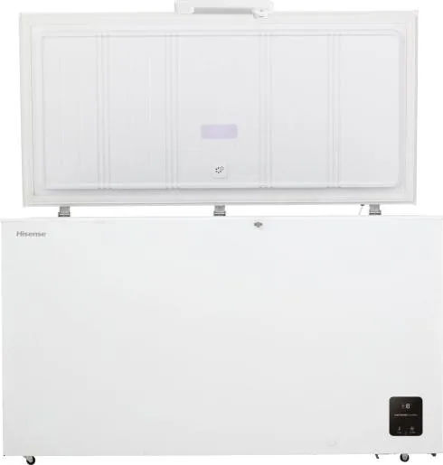 Морозильна скриня Hisense електронна 440 л Білий 1429х858х746 см
