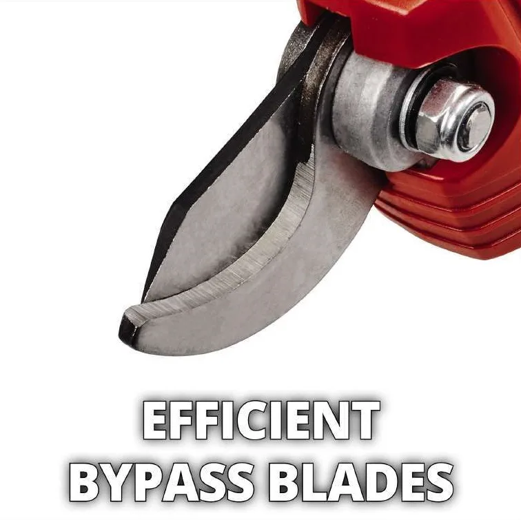 Акумуляторний секатор Einhell GE-LS 18 Li-Solo 18В PXC для гілок до 28 мм, вага 0.9 кг, без батареї та зарядного пристрою.
