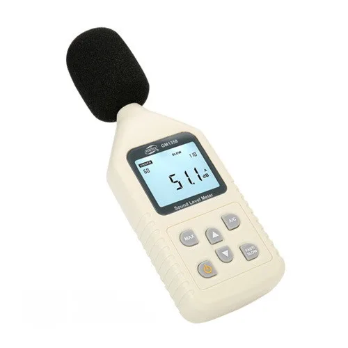Цифровий шумомір Benetech GM1358 30-130 дБ пластик 207х70х29 мм чорний