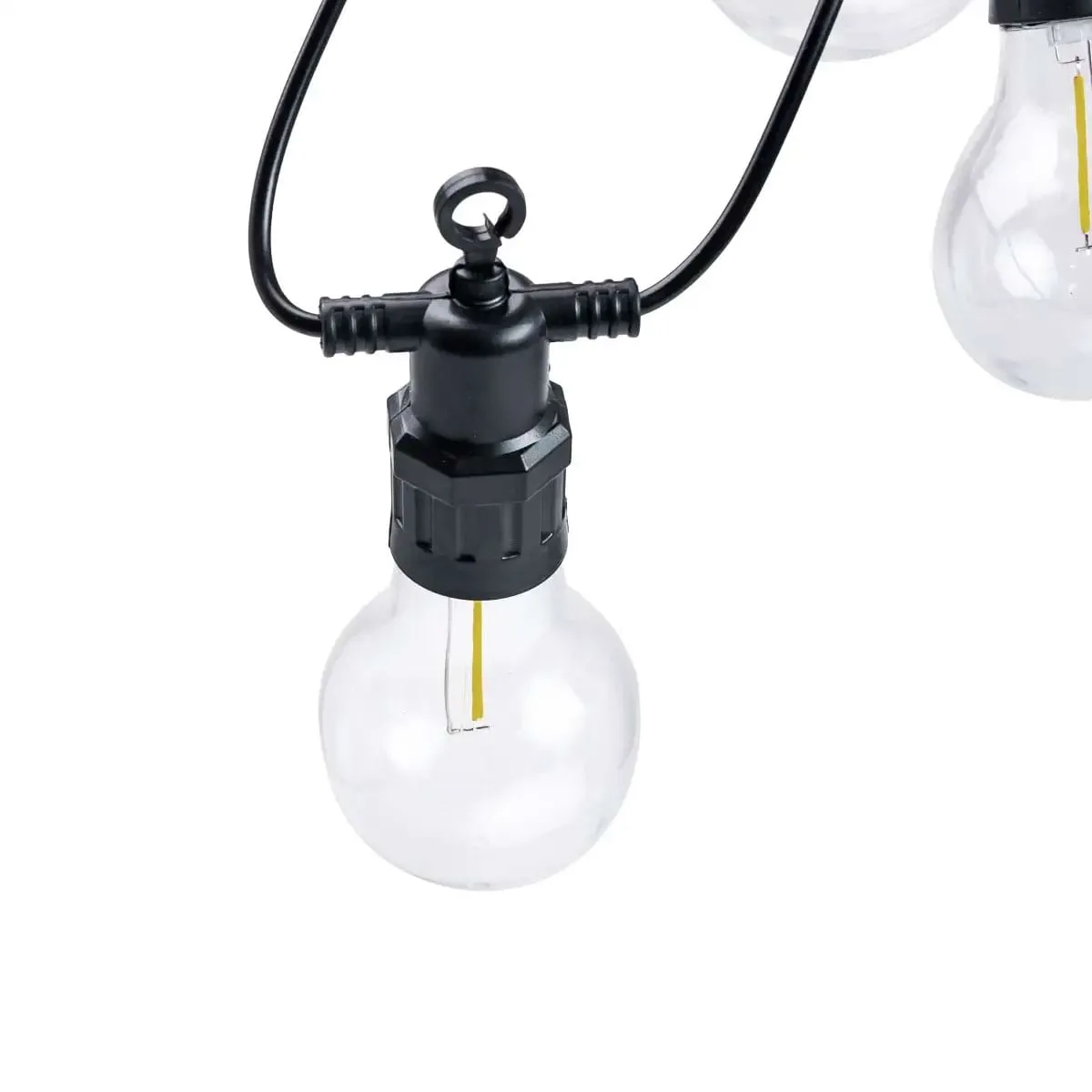 Ретро гірлянда вулична 10 LED 5 м жовта