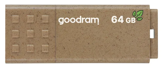 Флешка Goodram 64 ГБ USB 3.0 пластик коричнева