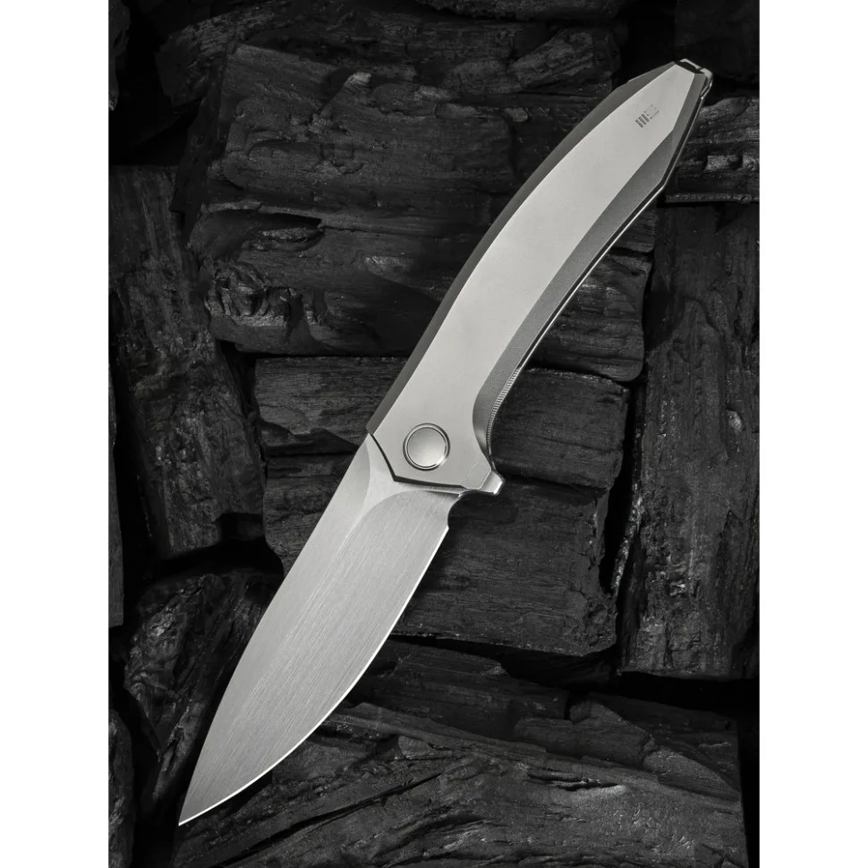 Складаний ніж Weknife титан 127 мм сірий Vanax 101,2 мм
