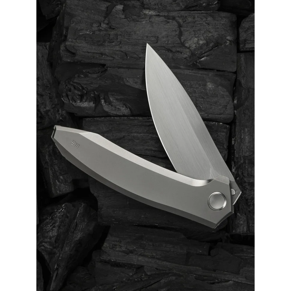 Складаний ніж Weknife титан 127 мм сірий Vanax 101,2 мм