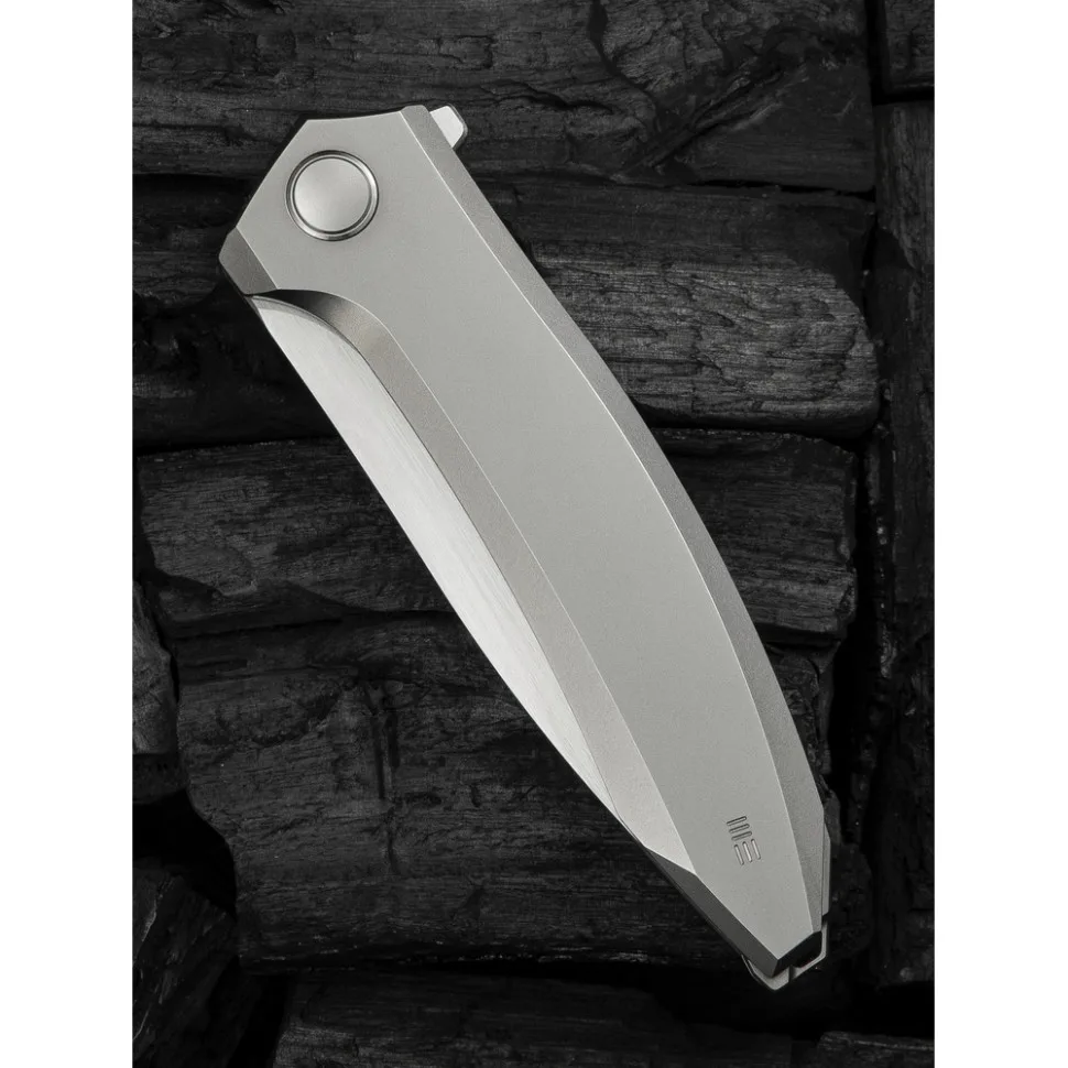 Складаний ніж Weknife титан 127 мм сірий Vanax 101,2 мм