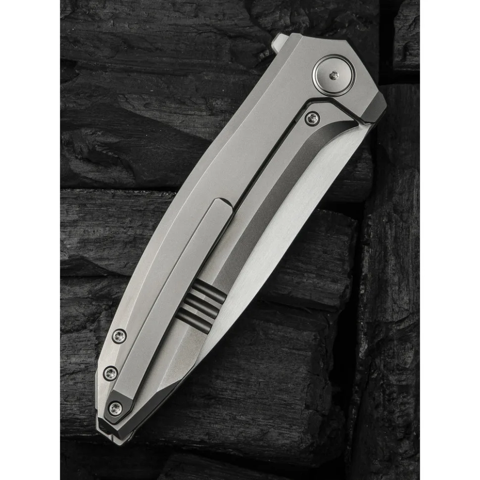 Складаний ніж Weknife титан 127 мм сірий Vanax 101,2 мм