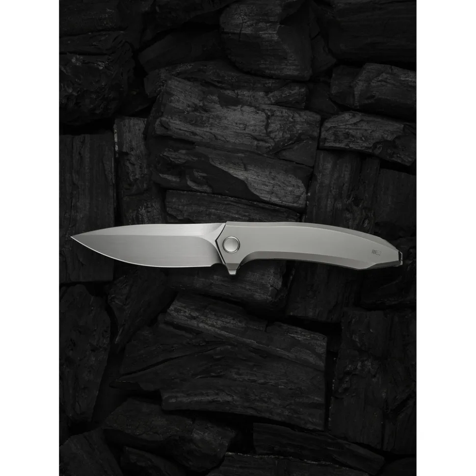 Складаний ніж Weknife титан 127 мм сірий Vanax 101,2 мм