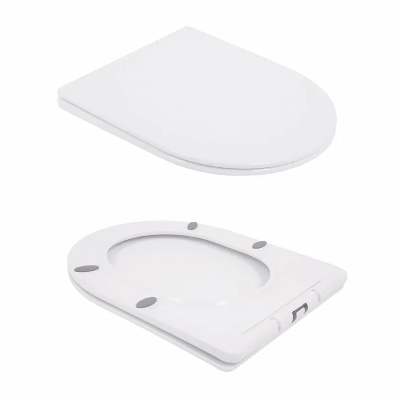 Унітаз підлоговий Qtap Swan Ultra Quiet безобідковий 640x360x835 мм кераміка білий