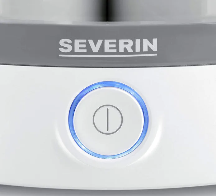 Йогуртниця Severin 13Вт, пластиковий корпус, біло-сірого кольору.