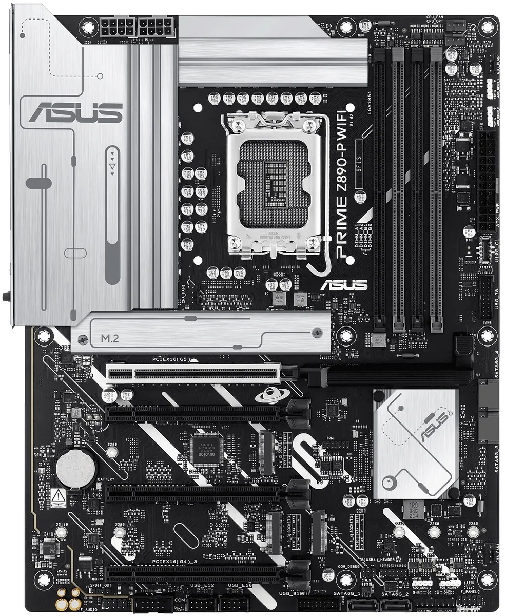 Материнcька плата ASUS PRIME Z890-P WIFI s1851 Z890 4xDDR5 M.2 HDMI DP Wi-Fi BT ATX