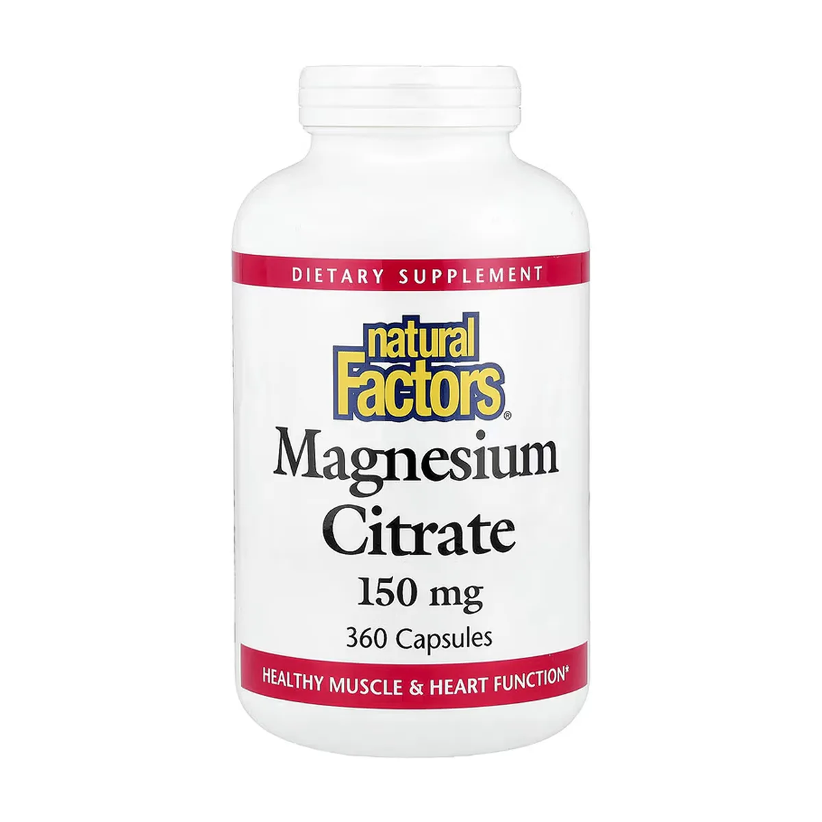 Цитрат магнію Natural Factors 150 мг 360 капсул