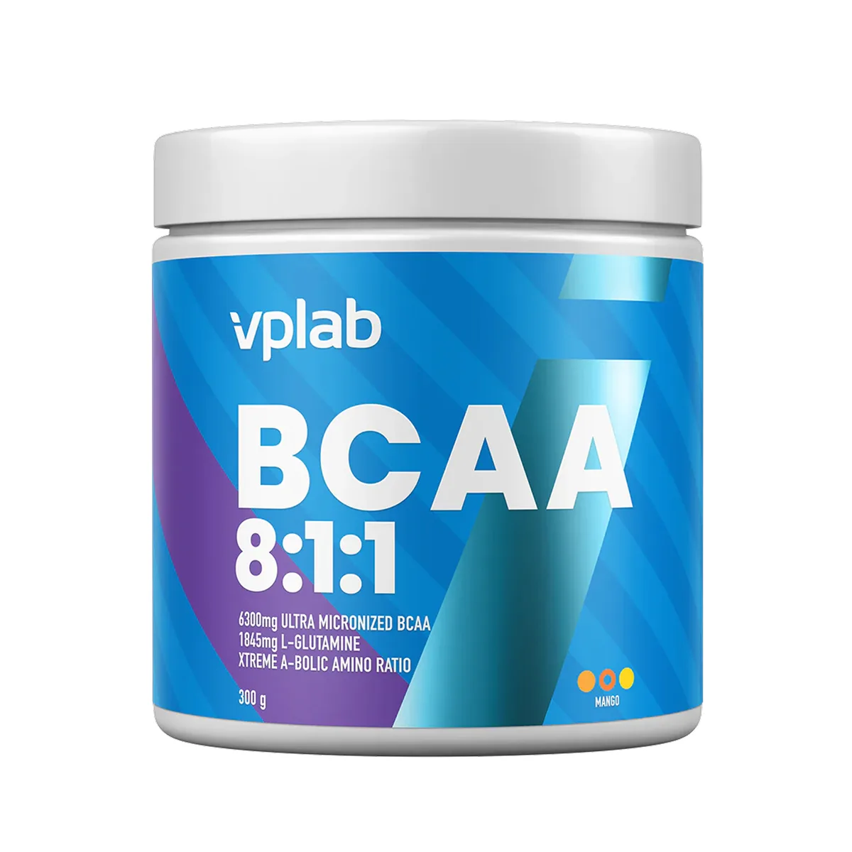 VPLab BCAA 8:1:1 веганская формула 300 г Манго