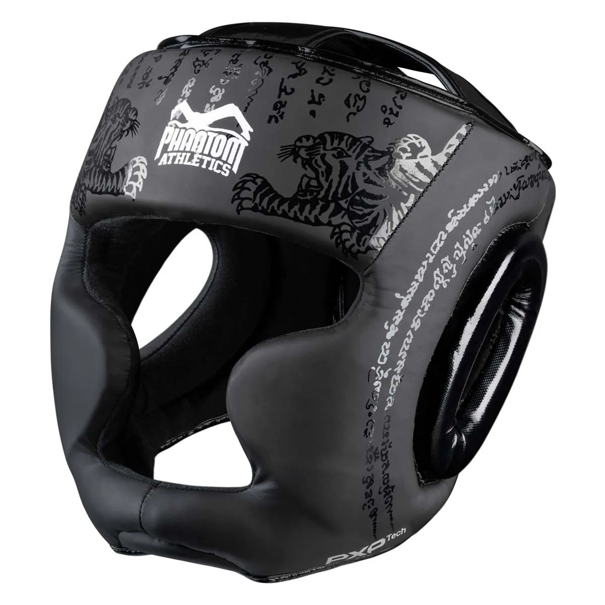 Боксерський шолом Phantom PU-шкіра універсальний чорний