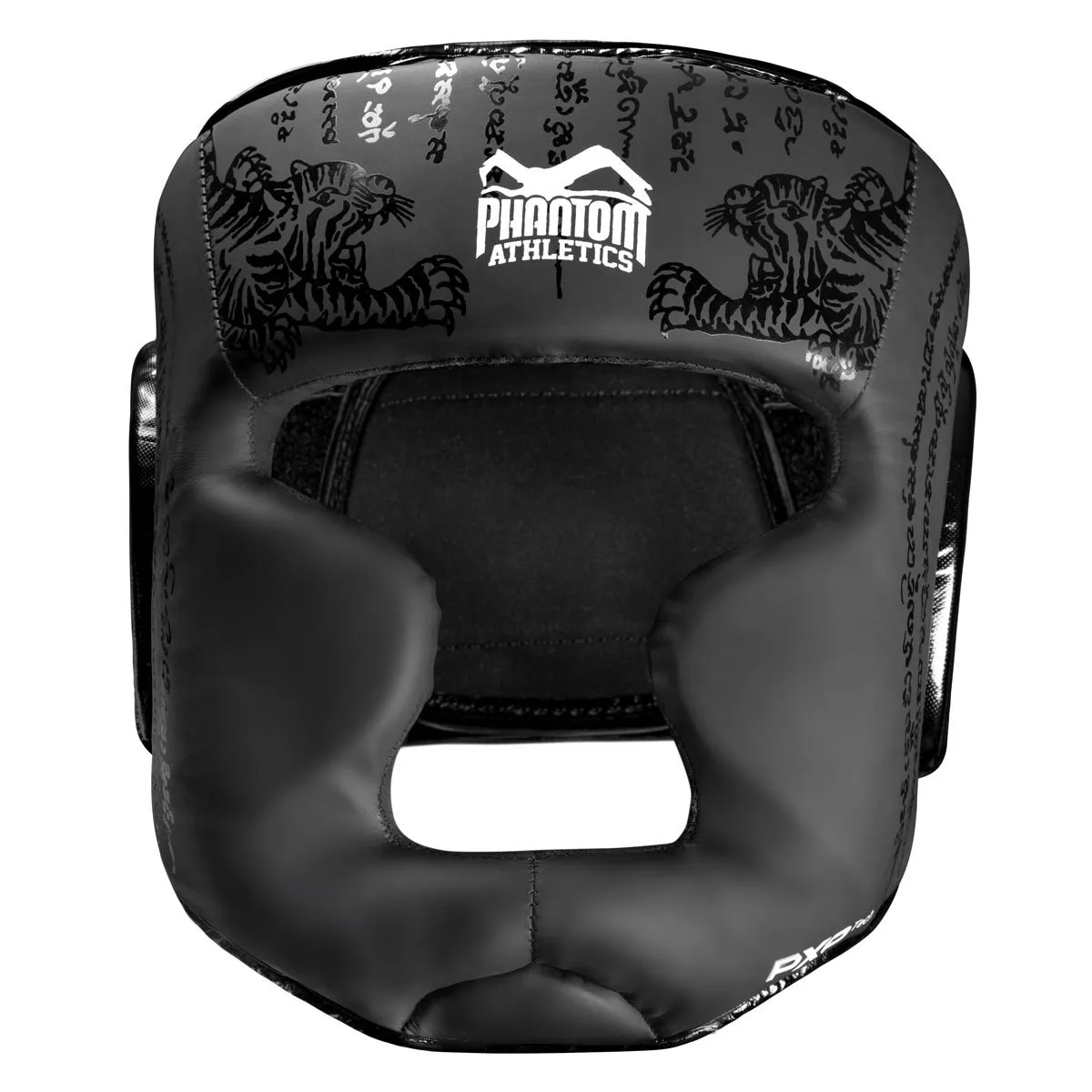 Боксерський шолом Phantom PU-шкіра універсальний чорний