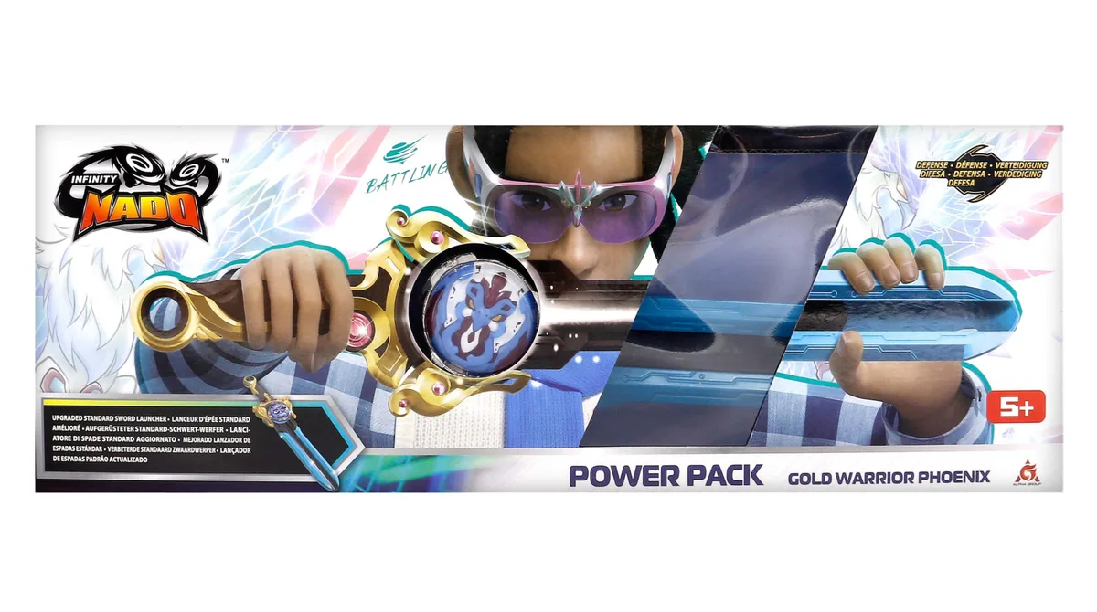 Волчок Infinity Nado VI Power Pack Золотой Воин Феникс (Gold Warrior Phoenix)