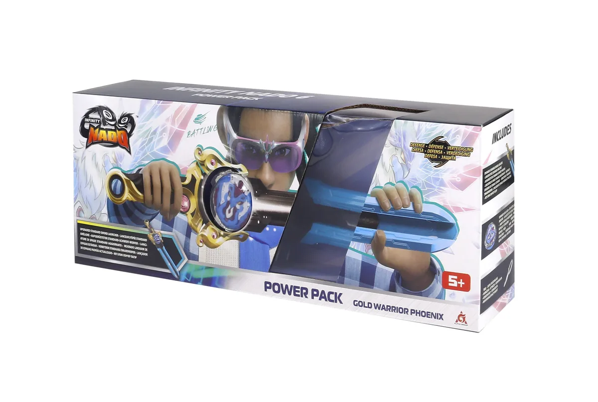 Волчок Infinity Nado VI Power Pack Золотой Воин Феникс (Gold Warrior Phoenix)