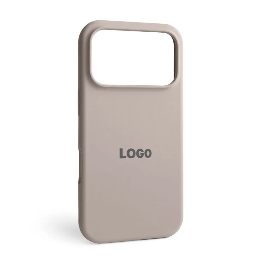 Чохол Silicone Case для Apple iPhone 17 Pro силіконовий  сірий