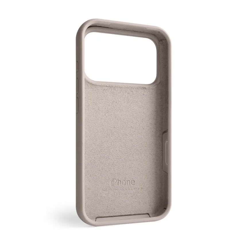 Чохол Silicone Case для Apple iPhone 17 Pro силіконовий  сірий