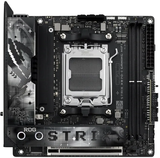 Материнская плата ASUS ROG STRIX X870-I GAMING WIFI sAM5 X870 2xDDR5 M.2 HDMI Wi-Fi BT mITX